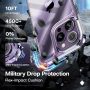 For iPhone 15 14 13 12 11 Pro Max Shockproof Clear Case + Screen Lens Protector - Image 3