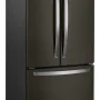 Whirlpool - 33 in. Wide 22 cu. ft. French Door Refrigerator with Humidity-Controlled Crispers - Black Stainless Steel - Image 2