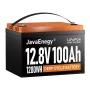 [US Direct] JavaEnegy 12V 100Ah Lifepo4 Battery Built-in 100A BMS Lithium Iron Phosphate Battery For 12V 24V 48V Solar Storage EV RV Boat,Perfect for Trolling Motor Camper Van Solar/Wind system - Image 1