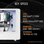 Thermaltake - LCGS Quartz 7660 Gaming Desktop AMD Ryzen 5 7600X 2022, 16GB Memory, NVIDIA GeForce RTX 5060, 1TB SSD NVMe M.2 - White - Image 2