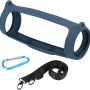 co2CREA Silicone Travel Case Replacement for JBL Charge 4 Waterproof Bluetooth Speaker (Blue Case) - Image 4