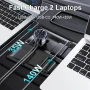 Ubigbuy 240W Car Charger PD 3.1 140W 100W PPS 45W Super Fast Charging USB C Car Phone Adapter for MacBook Pro iPhone 15 Samsung - Image 5