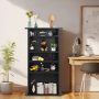 36" H Multimedia Storage Cabinet DVD Rack Book Shelf Organizer Stand Audio Tower - Image 6