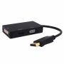 3 In 1 Displayport DP Male To HDMI/DVI/VGA Female Adapter Converter Cable 1080P - Image 2