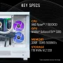 Thermaltake - LCGS View 7870S-270 Gaming Desktop AMD Ryzen 7 7800X3D 2023, 32GB Memory, NVIDIA GeForce RTX 5070, 1TB SSD NVMe M.2 - Snow - Image 2