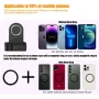 Magnetic CapGrip Magsafe Phone Grip Camera Phone Holder Handheld Selfie Booster w Bluetooth Remote 1/4 Screw for iPhone Android - Image 6