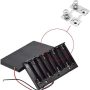 Cutelec 12Pairs Battery Springs AAA Battery Negative to Positive Conversion Spring Contact Nickle Plated 9x9mm - Image 4