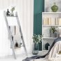 4-Tier Wall Leaning Ladder Shelf Stand - Image 1