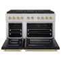 ZLINE - 48 in. Wide 8 Burner Autograph 6.7 cu. ft. Freestanding Paramount Dual Fuel DuoPro Range with Black & Bronze Accents - Black Matte - Image 2
