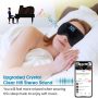 Sleep Headphones Bluetooth Headband Sleeping Headphones, ZUXNZUX Wireless Music Eye Mask Sleep Earbuds for Side Sleeper, Yoga, Insomniac, Air Travel, Meditation (Black) - Image 3