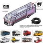 Backup Camera System Kit 7" LCD Reversing Monitor +Rear View Back Up Camera with 170 ° Wide Angle, Waterproof IP68, 18 Infrared Night Vision for Trucks/RV/Trailers/Bus/Vans/Box Truck - Image 5