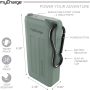 myCharge Portable Charger Waterproof Power Bank Adventure 6700mAh Internal Battery Fast Charging Rugged Heavy Duty Outdoor USB Battery Pack External Backup for Apple iPhone, iPad, Android – Green - Image 4