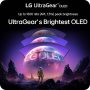 LG - UltraGear 34" OLED Curved WQHD 240Hz 0.03ms AMD FreeSync Premium Pro Gaming Monitor with HDR (DisplayPort, HDMI, USB-C) - Black - Image 3