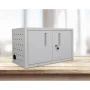 25 in. x 13 in. 16 Capacity Tablet Wall Charging Box in Gray - Image 2