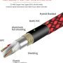 XLR Cable 25ft, BIFALE Heavy Duty Hybrid Braided XLR Patch Cable 3Pin XLR Male to Female Multi-Colored Microphone Cable Balanced Mic/Snake Cord - 6Pack (TOP Series) - Image 4