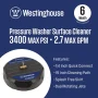 PWSC Universal 15 in. Pressure Washer Surface Cleaner Attachment - 3400 PSI, 1/4 in. Connector - Image 2