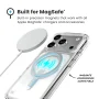 Speck - Presidio Perfect Clear with MagSafe Case for Apple iPhone 17 Pro - Clear/Silver - Image 3