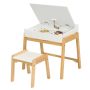 Kids Activity Table and Chair Set with Storage Space for Homeschooling - Image 6
