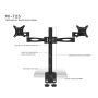 Full Motion Dual Computer Monitor Desk Mount for Screens up to 27 in. - Image 2