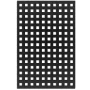 Square 4 ft. x 32 in. Black Vinyl Decorative Screen Panel - Image 6