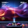 DOAN 4K Android 11 Projector Native 720P 300ANSI HY320 Mini Dual Wifi6 BT5.2 720P portable Projetor - AU plug - Image 5