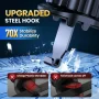 TOPK Magnetic Car Phone Mount in Car Phone Holder Air Vent Magnetic, 6 N52 Magnets Universal Mobile Phone Holders for iPhone 15 - Image 6