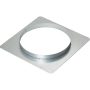 Zephyr - Front Panel Rough-In Plate with 10 in. Round for Lift Downdraft - Silver - Image 1