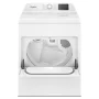 Whirlpool - 7.0 Cu. Ft. Electric Dryer with Adaptive Dry and Top Venting - White - Image 2