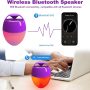 Wireless Bluetooth 5.0 Speaker, Pool Floating Speaker IP68 Waterproof with 8 Modes Color Changing Lights, HD Stereo Sound & Rich Bass, Hands-Free Portable Shower Speaker for Hot Tub, Bathtub, Outdoor - Image 4