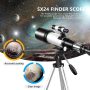 Juyafio Telescope, 70mm Aperture Telescopes for Astronomy, 16X-120X Magnification Telescopes for Kids,Adults, Portable Refractor Telescope with Adapter and Tripod - Image 2