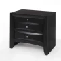 DAE 5-Piece Modern Wood King Bedroom Set, Black - Image 5
