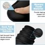 Large Mouse Pad and Keyboard Wrist Rest, Desk Pad for Keyboard and Mouse, 4-in-1 Large Gaming Mouse Pad with Wrist Support, Desk Mat for Home Office Study Game-Black - Image 3