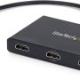 StarTech.com 3-Port Multi Monitor Adapter - Mini DisplayPort to HDMI MST Hub - Triple 1080p/Dual 4K 30Hz - Video Splitter for Extended Desktop Mode on Windows Only - mDP 1.2 to 3x HDMI (MSTMDP123HD) - Image 1