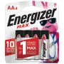 Energizer MAX AA Batteries (4 Pack), Double A Alkaline Batteries - Image 1