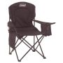 Steel Camping Chair with Built-In 4 Can Cooler, Black - Image 1