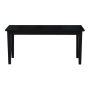 Rich Mocha Bench - Black Finish - Image 1