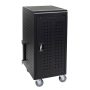 20 in. x 21 in. 24-Capacity Tablet Charging Cart in Black - Image 1