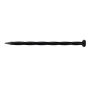 8 in. Black Nylon Spiral Anchoring Spike Pack (144-Count) - Image 1