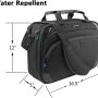 KROSER Laptop Bag 15.6 Inch Laptop Briefcase Laptop Messenger Bag Water Repellent Computer Case Laptop Shoulder Bag Durable Tablet Sleeve with RFID Pockets for Business/College/Women/Men-Black/Blue - Image 4