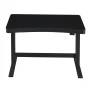 Babin Adjustable Glass Top Metal Base Standing Desk - Image 1