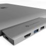 NOV8Tech USB C Hub – Multiport Adapter for MacBook Pro/Air – 7 in 2 USB C Docking Station - Thunderbolt hub – HDMI to USB C Dongle – SD Card Reader for Mac (Space Gray) - Image 5