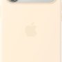 Apple - iPhone 17 Pro Max Silicone Case with MagSafe - Vanilla - Image 1