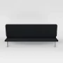 Calgiri 66 in. Armless 3-Seater Sofa in Black - Image 5