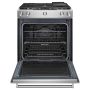 KitchenAid - 30 in. Wide 5 burners 5.8 cu. ft. Self-Cleaning Slide-In Gas Convection Range - Stainless Steel - Image 2