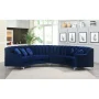 Steubenville Velvet Curved Sectional Symmetrical - Image 1