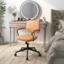 PU Leather Office Chair with Rocking Backrest and Ergonomic Armrest - Image 2