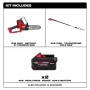 M18 Fuel 18-Volt Lith-Ion Brushless 8 in. Hatchet Pruning Saw M18 FUEL Telescoping Pole Saw, 2 M18 Forge 8.0 Ah Battery - Image 2