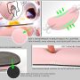 iFine Upgrade Cleanable PU Leather Keyboard Wrist Rest Pad & Mouse Wrist Cushion Support for School, Office, Home, Computer, Laptop, Mac, Waterproof Lightweight Comfortable Pain Relief Typing -Pink - Image 2