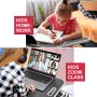 Foldable Standing Laptop Desk/Bed Tray for Dinner, Reading, TV, Eating, Breakfast, Portable Table for Bed and Couch (Gray) - Image 3