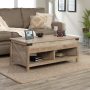 Sauder Bridge Acre Lift-Top Coffee Table, Lintel Oak Finish - Image 1